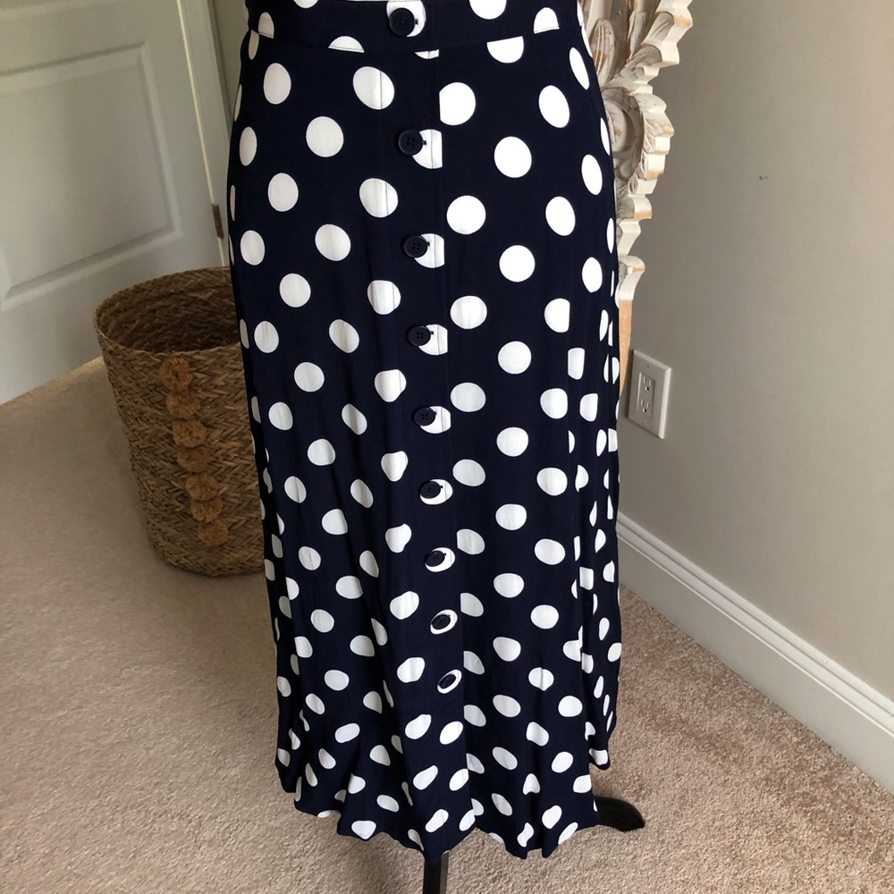 Talbots Polka Dot Skirt